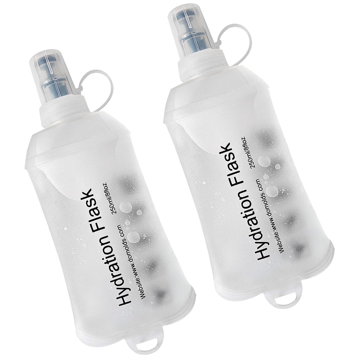 Frasco Macio Wildreeds 250 Ml Tpu, Garrafa De Água Dobrável, 2 Unidades