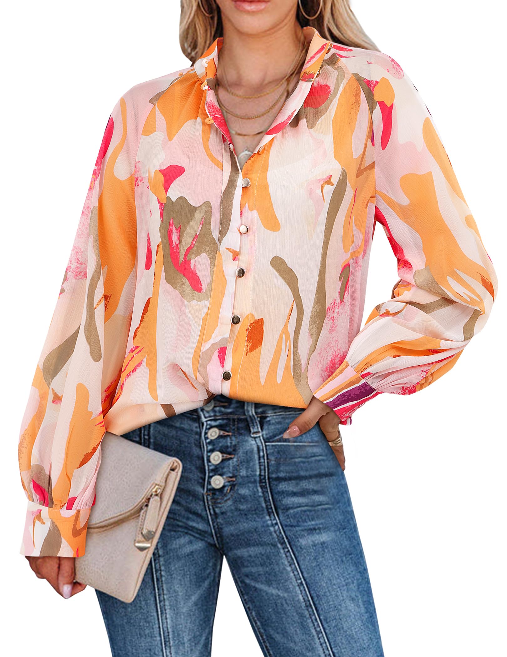 Blusa Feminina Lookboho Com Estampa Floral Amarela