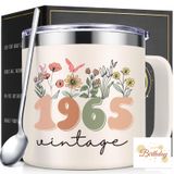 Caneca Isolada Lifecapido Vintage 1965 414ml 60º Aniversário