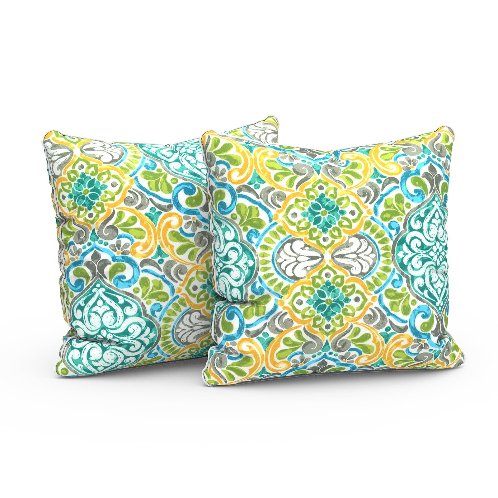 Capas De Almofada Outdoor Throw Lvtxiii Impermeáveis 40x40cm, Pacote Com 2