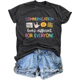 Camisa De Conscientização Sobre Autismo Hqp Para Professora De Educação Especial Feminina