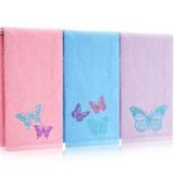 Toalhas De Mão Tingjoo Butterfly Farmhouse 34x74cm Algodão 3 Unidades