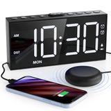 Despertador Mesqool Loud Para Dormir Pesado Com Alarme Vibratório