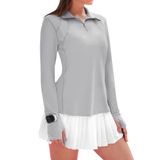 Camisa Feminina Ieccp De Manga Comprida, Secagem Rápida, Upf 50+ Uv