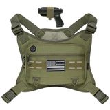 A Bolsa De Peito Esportiva Para Homens Serve Para A Maioria Das Pistolas E Peitoral Para Correr, Caminhar E Se Exercitar (verde Od)