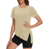 Camisa De Treino Feminina Magcomsen Quick Dry Gym Athletic 2gg