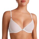 Sutiã Inlyric Cosnufy Sheer Front Closure Demi Mesh 38dd