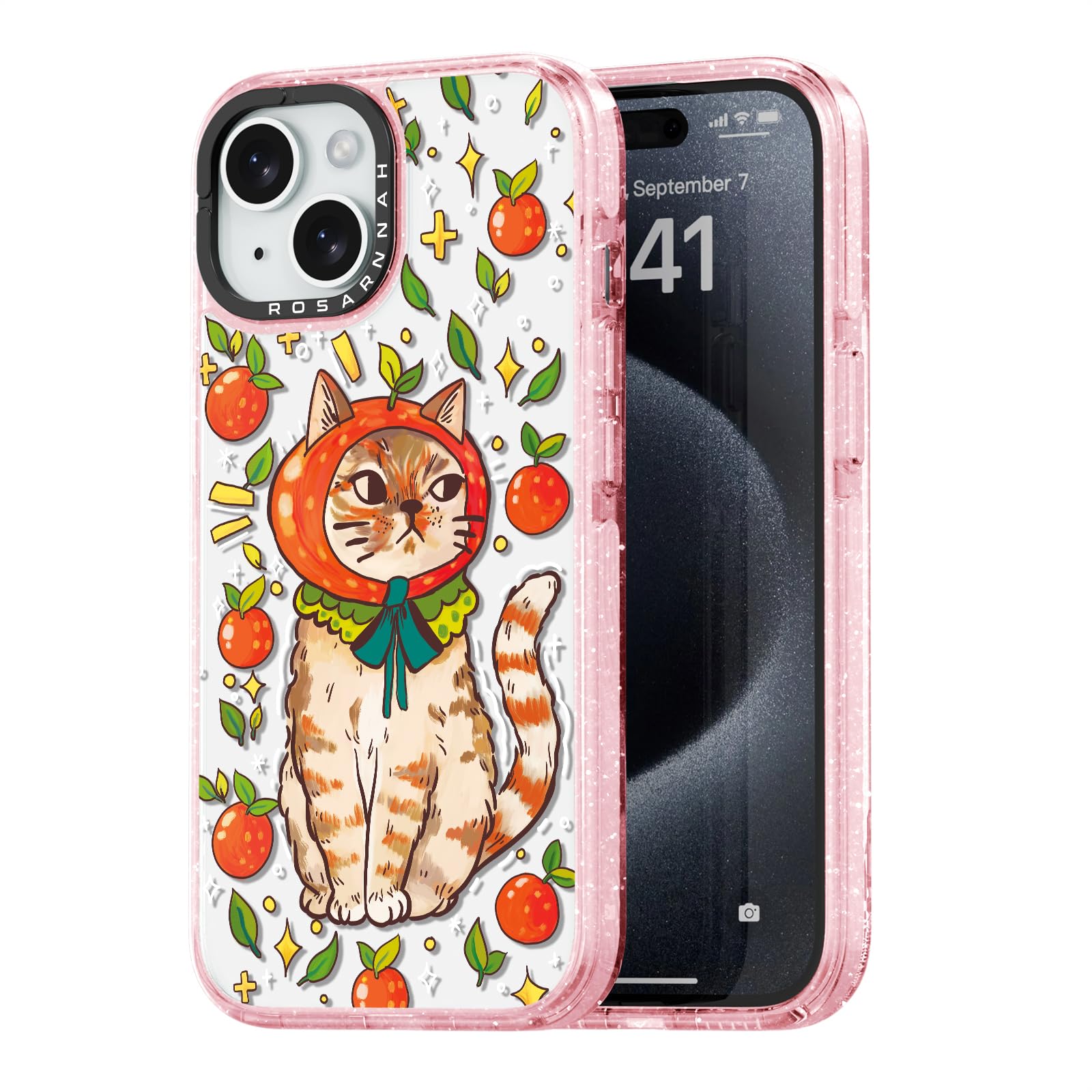 Capa De Telefone Rosarnnah Compatível Com Iphone 15 6.1 - Rosa