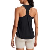 Camiseta Regata Crz Yoga Racerback Yoga Para Mulheres Preta Tamanho Xl