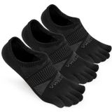 Meias De Bico Vwell No Show Coolmax Five Finger Para Homens E Mulheres