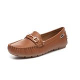 Mocassins Bernal Para Mulheres, Casuais, Leves, Antiderrapantes, Marrons