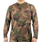 Camisa De Caça Camo Loogu Leve Para Homens Em Poliéster