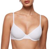 Sutiã Inlyric Inbarely Plus Demi Balconette Sem Forro Branco 36c