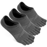 Meias De Bico Vwell No Show Coolmax Five Finger Para Homens E Mulheres