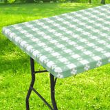 Toalha De Mesa Spotjoy Vinyl Elástica Impermeável 60x120cm Branca