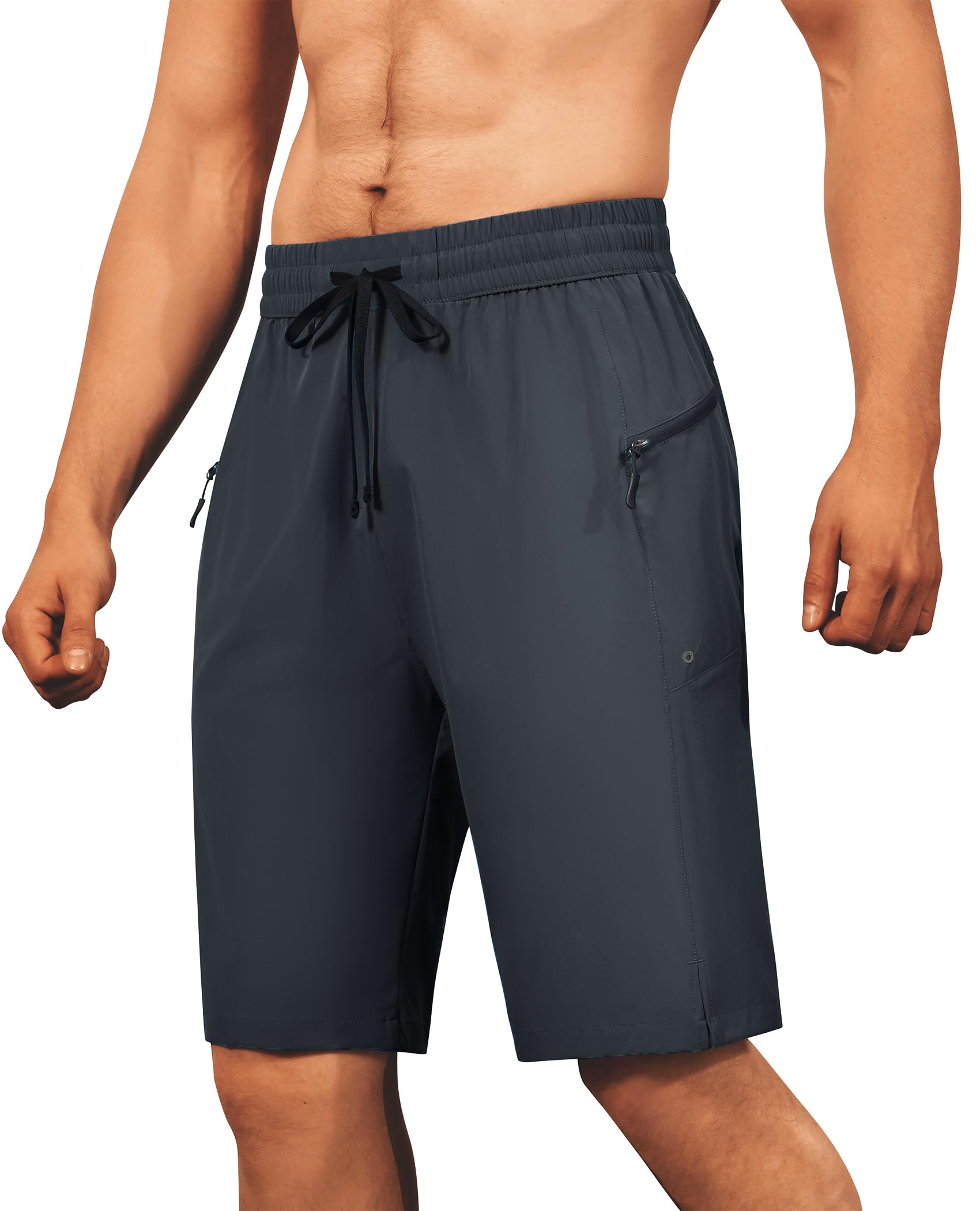 Calções De Banho Fogfire Quick Dry Beach Shorts Masculinos Cinza Escuro