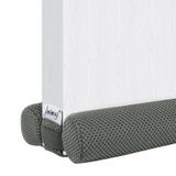 Porta Draft Stopper Com Tampa Ajustável De 30 Cm Cinza