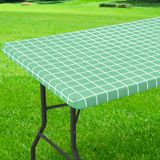 Toalha De Mesa Spotjoy Retangular Vinil 30x96cm Impermeável Sage