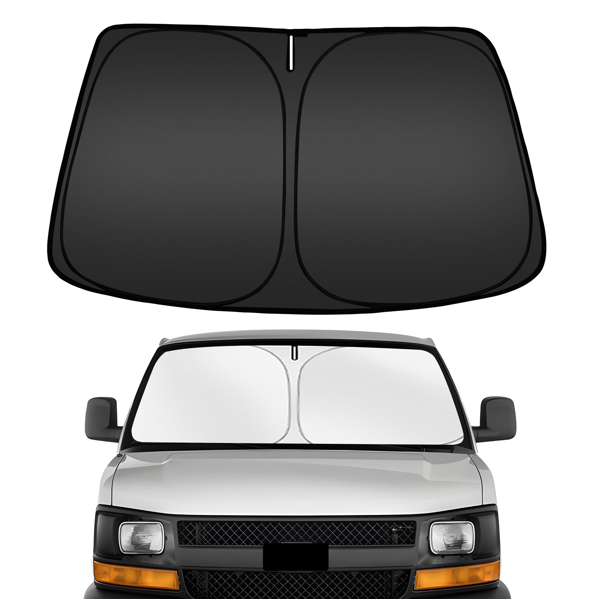 Pára-brisa Sun Shade Arismotor Para Chevrolet Express Van