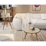 kit mesa centro/lateral off white