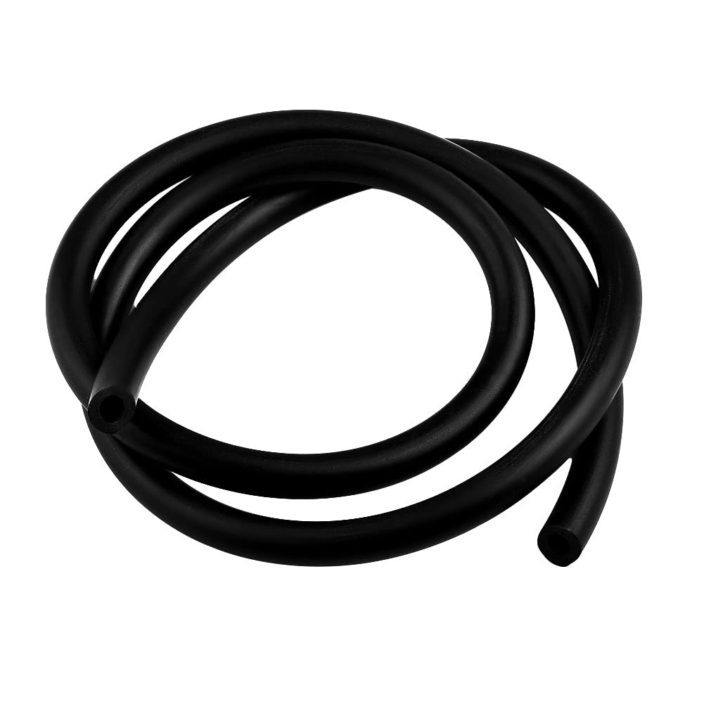 Tubo De Silicone Anptght 10 Mm Id X 16 Mm Od Preto Food Grade