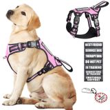 Colete Service Dog Winsee Sem Puxar Com Adesivos E Etiqueta De Identificação