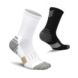 Meias Esportivas Femininas Crew Socks Amutost Que Absorvem A Umidade (3-6 Pares)