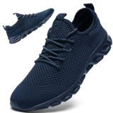 Tênis De Corrida Linenghs Para Homens, Tênis Azul Escuro, Tamanho 12