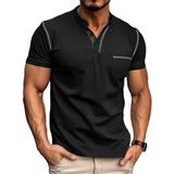 Camiseta Masculina Gleam Ledra, Manga Curta, Algodão, Preta
