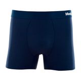 Cueca Boxer Azul Marinho P Algodão Mash