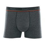 Cueca Boxer Cinza M Algodão Mash