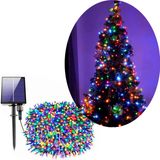 Pisca Cordão Leds Solar 1000 Lâmpadas Colorido Natal De 100m