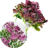 Kit 10 Plantas Kalanchoe Artificial Jardim Flores Buquê 30cm
