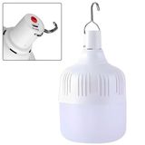 Lâmpada Led Branco Recarregável De Emergência Á Bateria Usb