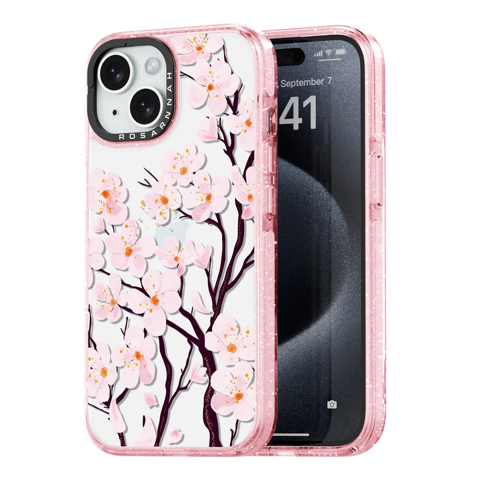 Capa De Telefone Rosarnnah Compatível Com Iphone 15 6.1 - Rosa