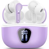 Fones De Ouvido Sem Fio Besnoow Bluetooth 5.4 Hifi Stereo Ip7 Roxo