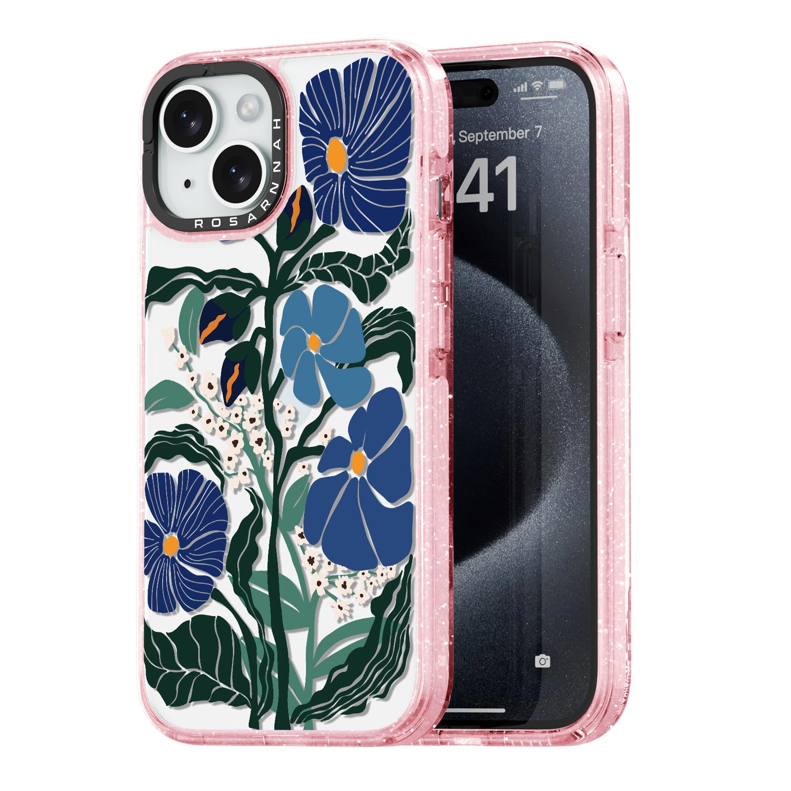 Capa De Telefone Rosarnnah Compatível Com Iphone 15 6.1 - Rosa