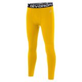 Leggings Devoropa Para Meninos, Calças De Compressão, Douradas, Tamanho S