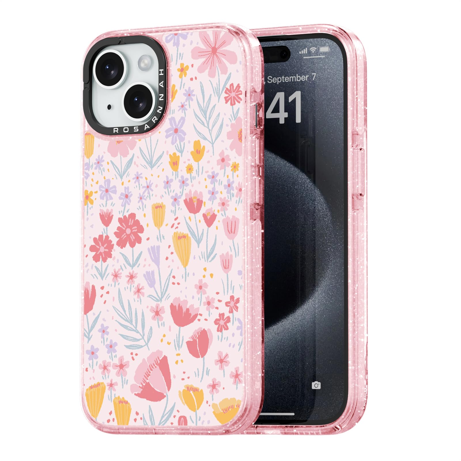 Capa De Telefone Rosarnnah Compatível Com Iphone 15 6.1 - Rosa