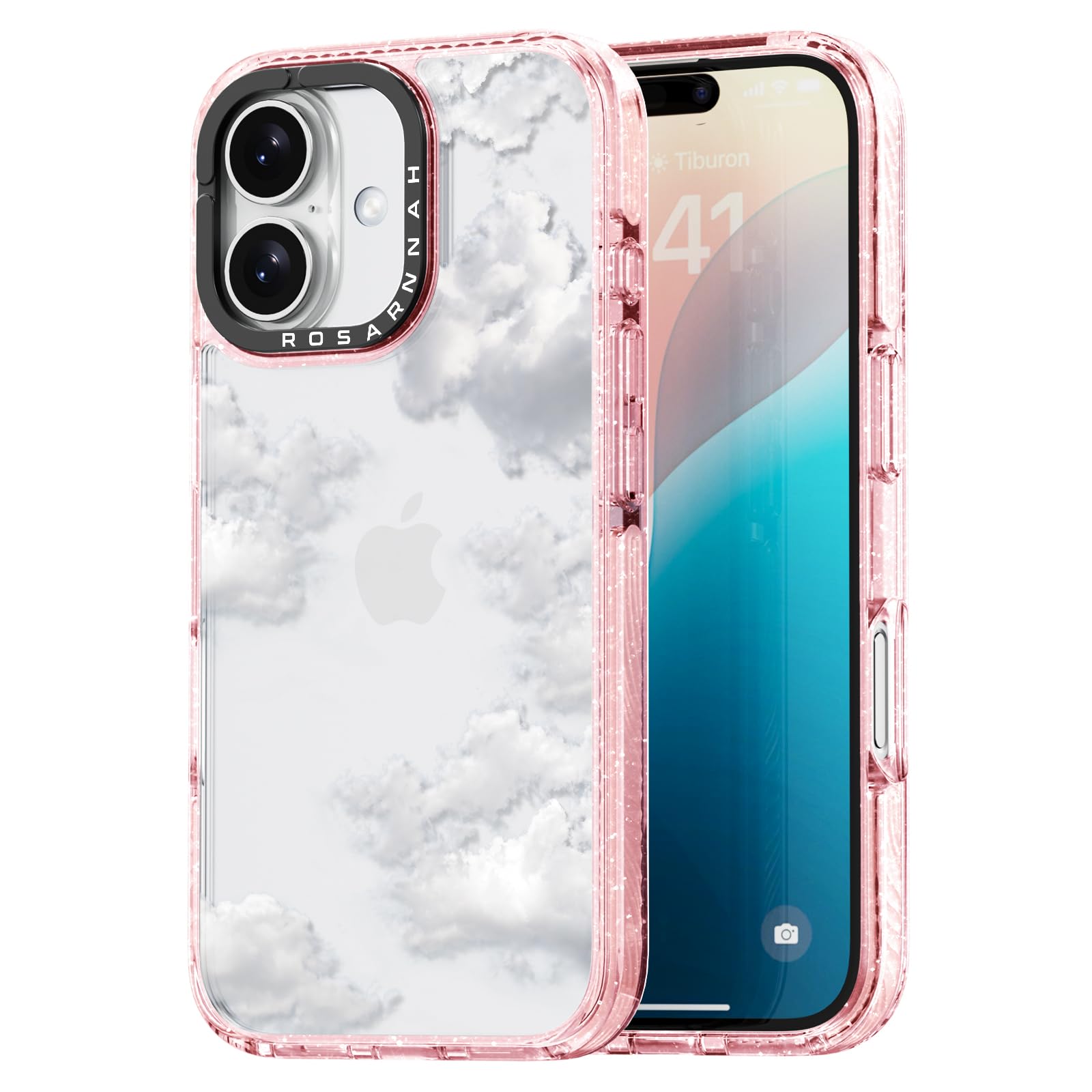 Capa De Telefone Rosarnnah Compatível Para Iphone 16 6.1 - Rosa