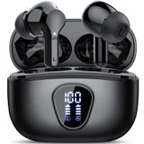Fones De Ouvido Sem Fio Besnoow Bluetooth 5.4 Hifi Stereo Ip7 Pretos