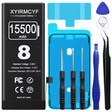 Bateria De Reposição Xyirmcyf 15500mah Para Iphone 8 Com Kit De Ferramentas