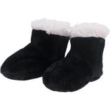 Pantufas Sapatinho Inverno Preto Para Bebês De 0 A 12 Meses