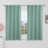 Cortinas Blackout Bgment 38x100cm Frosty Green 2 Painéis