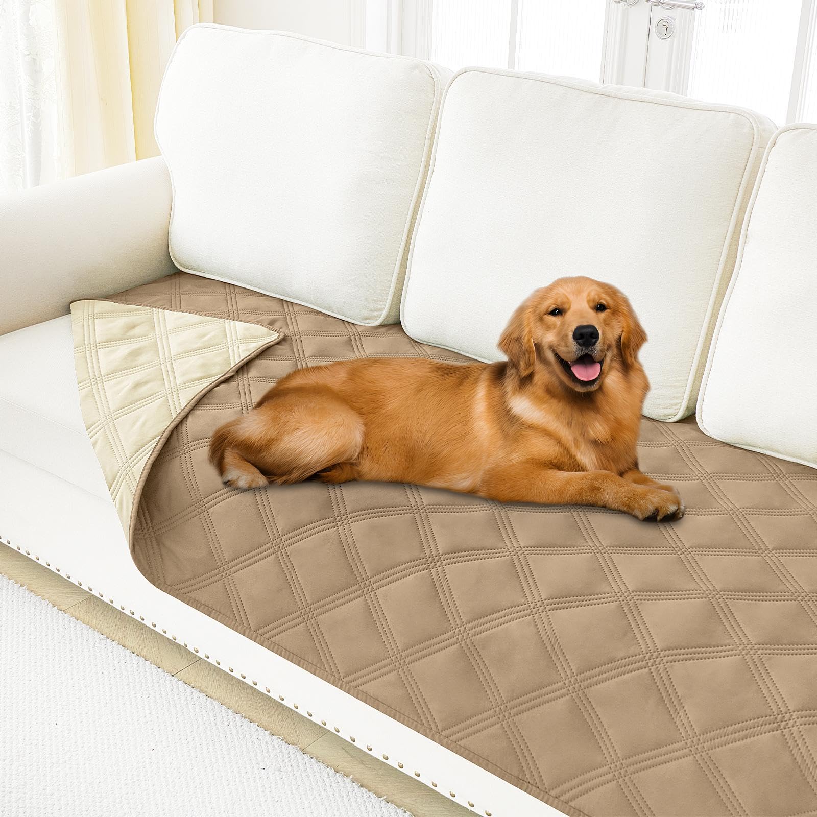 Cobertor Impermeável Para Cães Smiry 30x70cm Camel/bege