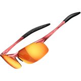 Óculos De Sol Attcl Fashion Sports Polarizados Para Homens 8177laranja-vermelho