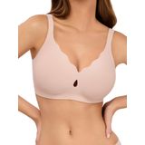 Sutiã Luckmeey No Underwire Push Up Wireless Com Cobertura Total