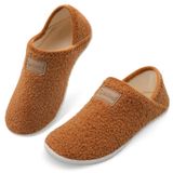 Chinelos De Casa Spesoul Fuzzy Para Mulheres E Homens Ty1 Brown