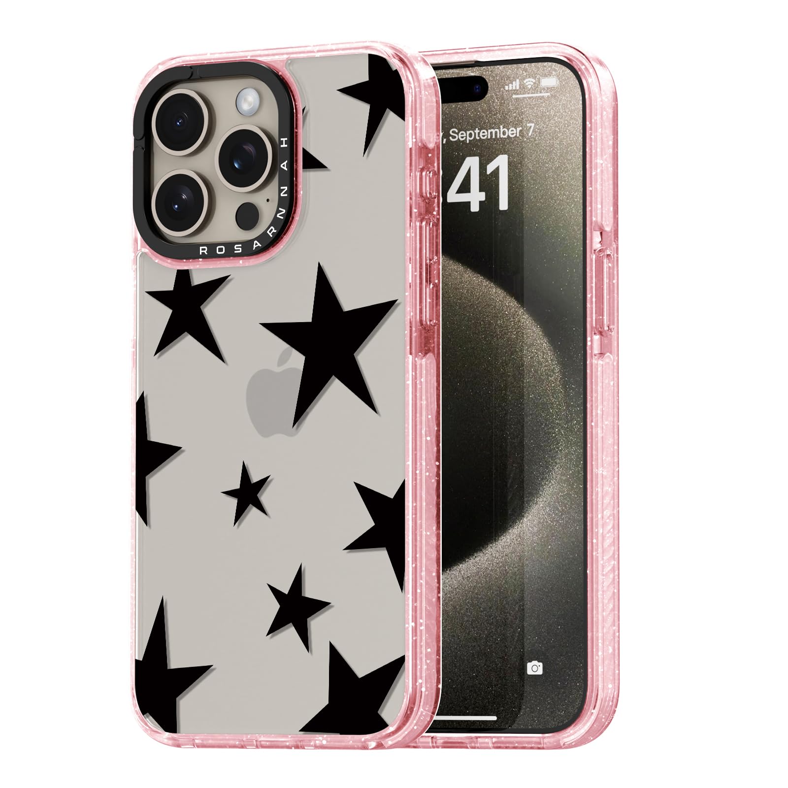 Capa De Telefone Rosarnnah Compatível Com Iphone 15 Pro 6.1 - Rosa