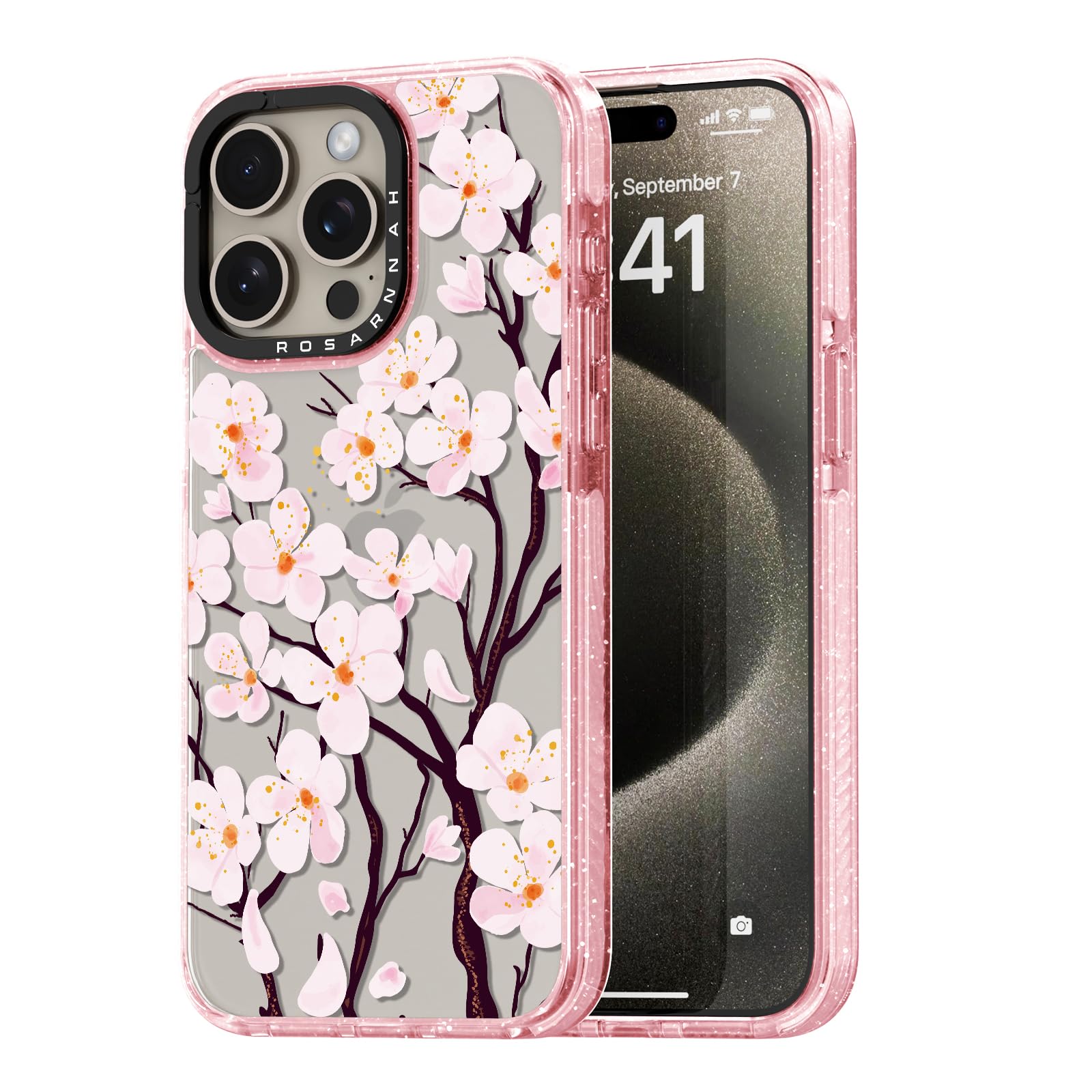 Capa De Telefone Rosarnnah Compatível Com Iphone 15 Pro 6.1 - Rosa